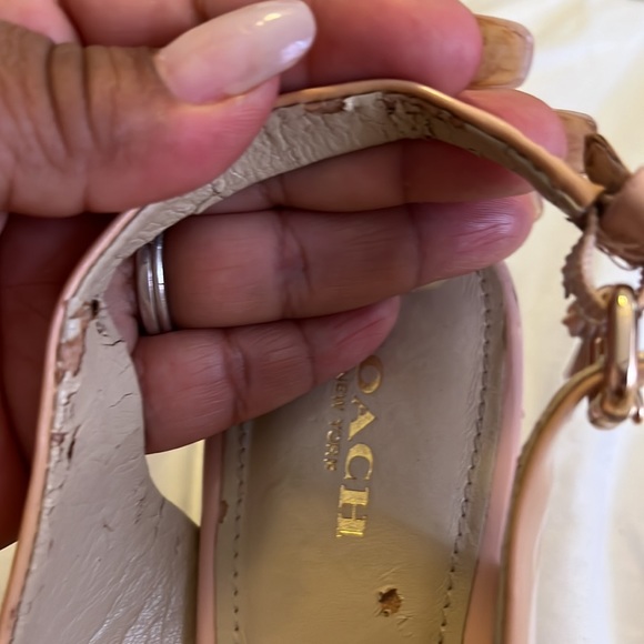 Women's COACH  Cream and Tan Espadrilles - Picture 10 of 10